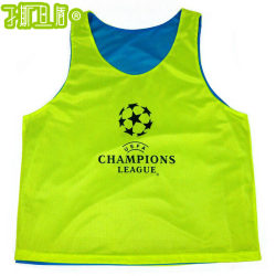 Double-Layer Football Competition Jersey Training Vest, Mesh Large Size Loose Outdoor Sports Men's Multi-Color