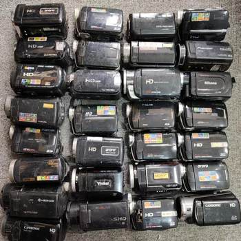 Black second-hand scrapped DV camera The old machine has a special color difference and is only suitable for scrapped charges