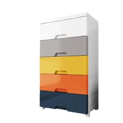 Reinforced Multi-Layer Storage Cabinet Drawer-Type Household Children's Baby Clothes Storage Cabinet Bedroom Snack Toy Storage Cabinet