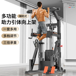 Assisted Pull-Up Equipment, Fitness Equipment for Home Use, Auxiliary Lumbar Stretching, Single and Double Bars, Multi-Functional Traction Machine for Indoor Use