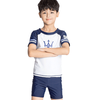 Menglan 2024 new Korean version of split skirt children's swimsuit boys Chinese swimsuit
