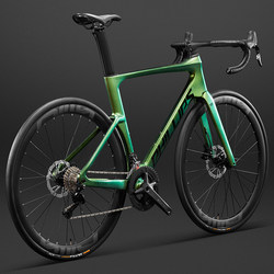 Philip Carbon Fiber Road Bike Adult Men's Style Ultra-Light Fast Shifting Curved Handlebar Bicycle Student Racing Bike