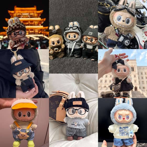 
Only the clothing is suitable for labubu dolls, clothes, first-generation and second-generation rubber dolls to replace suits