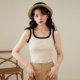 Women's inner vest knitted suspender sleeveless bottom top high-quality summer women's clothing