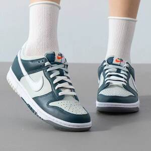 
Nike/Nike DUNK LOW white and green low top sports and casual retro shoe FB9109-300