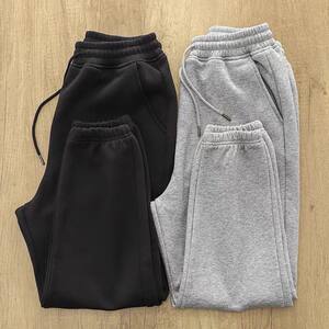 
Heavy pure cotton Japanese plus velvet sweatpants for men and women's spring, autumn and winter students' sports pants loose casual tying pants