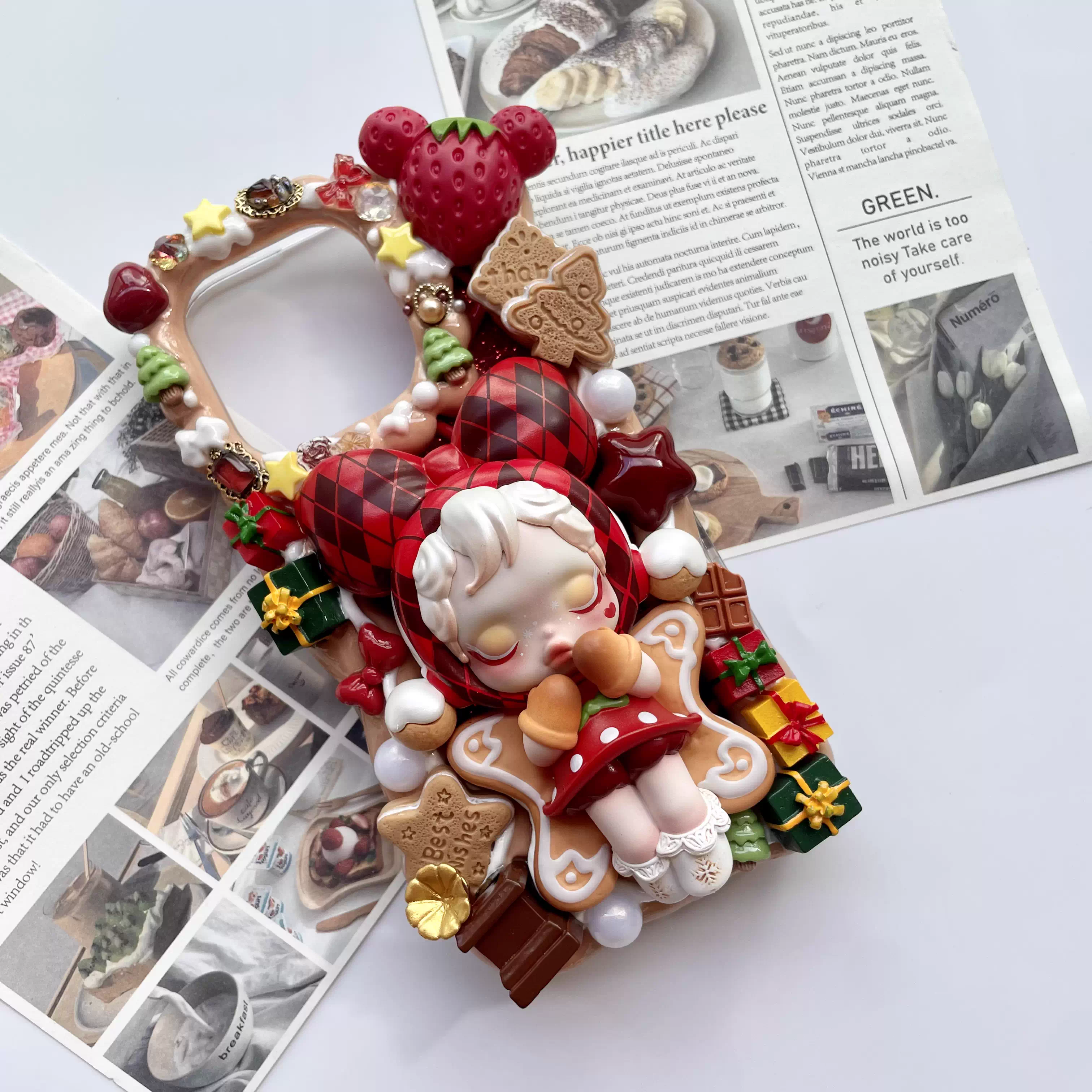 正版BabyZoraa捣蛋日记系列盲盒潮玩可爱小鬼奶油胶手机壳成品