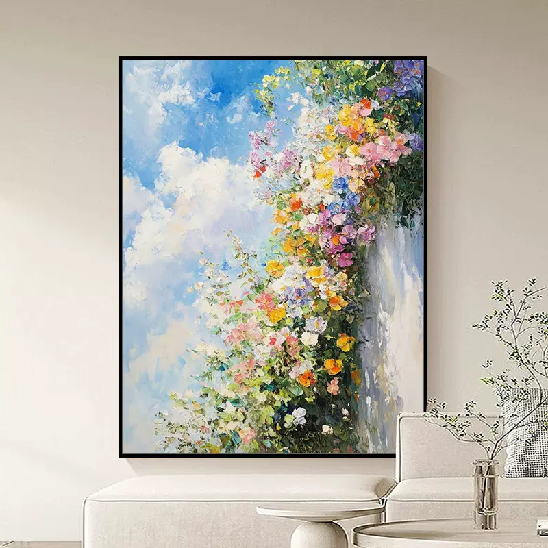 success  成功 （油彩画） diy数字油画填充花卉向日葵油彩画减压填色手工太阳花丙烯涂色画_