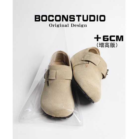 
Increased inner leather thick-soled Birkenstock shoes for women 2026 new spring and summer all-match lazy Birkenstock casual all-inclusive single shoes for women