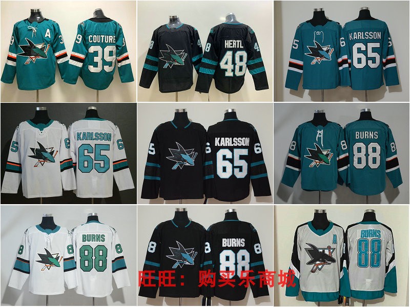 SAN JOSE SHARKS COUTURE KARLSSON BURNS  SHARKS Ű -