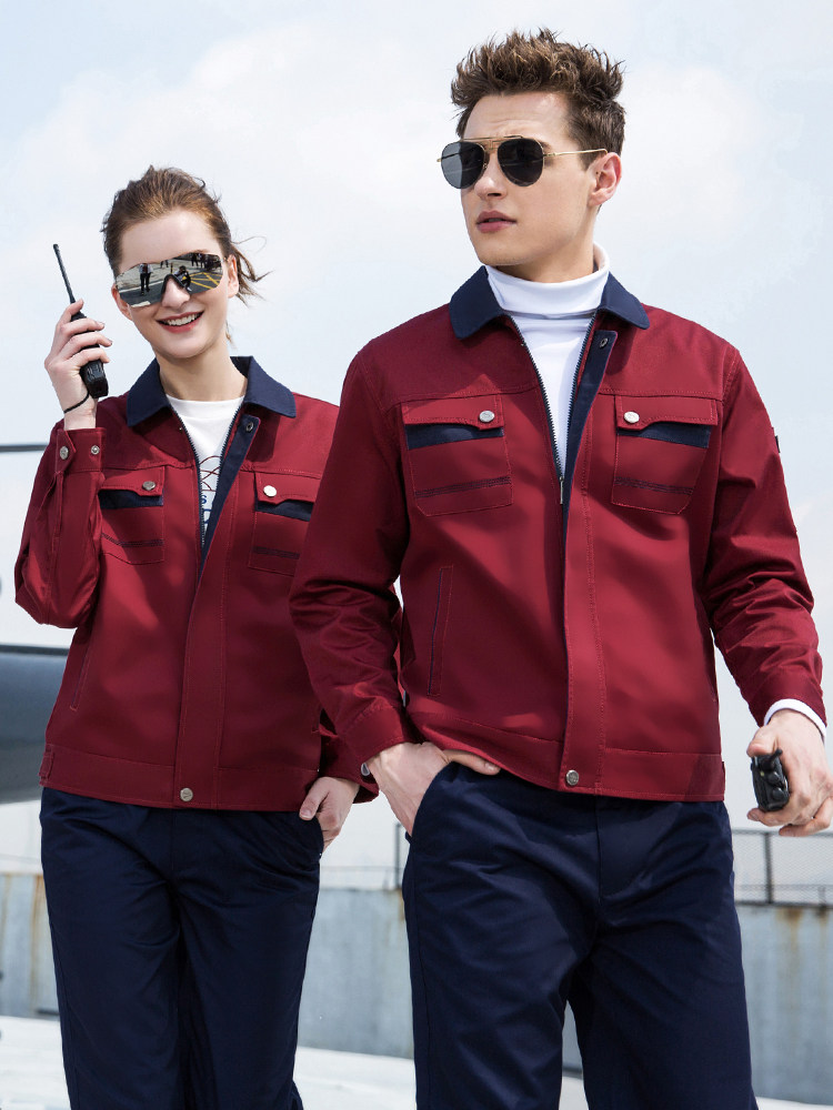 Tjk Men's Workwear Set - Durable Factory & Workshop Uniform