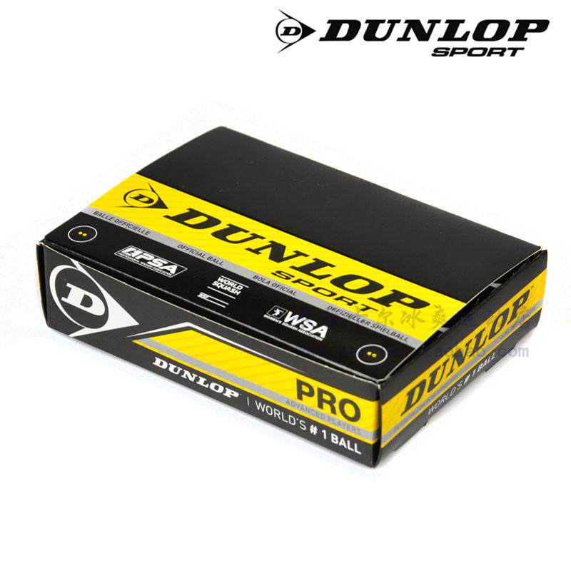 던롭 던롭 스쿼시 더블 옐로우 도트 블루 도트 초보자 화이트 싱글 옐로우 도트 스쿼시 라켓 공 경쟁 공-