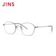 
JINS eye posture with lenses, titanium frame, lightweight elliptical frame, myopia glasses, men and women can add lenses UTN25S078