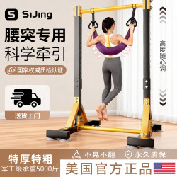 Horizontal Bar Indoor Lumbar Disc Herniation Home Fitness Equipment Lumbar Traction Device Pull-Up Stretching Floor-Mounted Bar