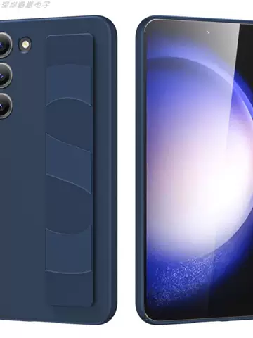 Shiny Waxed Matte Phone Cases Covers Wrist Hand Band Strap Camera Lens Protection Galaxy S24, Galaxy S24 Plus, Galaxy S24 Ultra