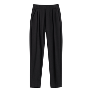 Harun pants women's summer thin size large size fat MM200*0.5kg black pants casual middle -aged female pants mother pants old man
