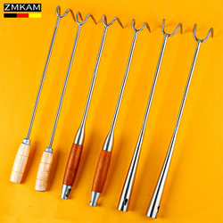 Stainless Steel Meat Hook, Meat Grabbing Hook, Pork Braised Meat Hook, Cooked Food Hook, Commercial Long-Handled Meat Hook Set
