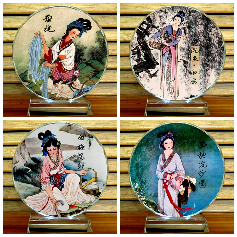 西施浣紗 アクセサリーケース 美術品 工芸品 装飾品 置物 - 工芸品