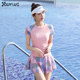 
Swimsuits, women's split skirt style summer 2025 new hot style cover belly and make you look slim swimming pool sports conservative swimsuit
