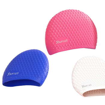 Women's waterproof non-stretching swimming cap