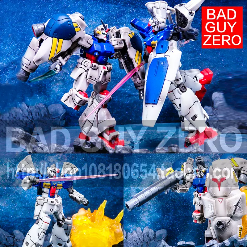 日版万代战损限定版高达0083 GP01FB GP02 非RG ROBOT魂HGUC-Taobao