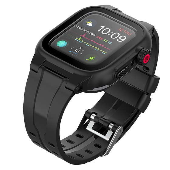 Applicable Apple Watch Sealing Waterproof Tie Shell IWATCHSE Dust Drifting 44/42mm model 5/6/7/8/9 generation diving watch
