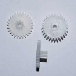 28+8 Tooth Double-Layer Gear Stacked Tooth Plastic Gear Motor Gear Toy Accessories Foreign Trade Aliexpress 28082B