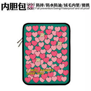 Original men's and women's black powder inner liner bag computer tablet iPad leather storage bag laptop 13-inch suitable for Lenovo Apple 14mac Huawei 15 waterproof oil anti-fall scratch protection case HP Xiaomi