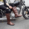 Winter men,s boots brown military parade europe and the united states trend tall men,s boots leather boots pointed knight martin boots fashion