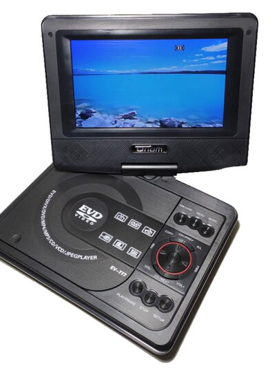 Japan Imported Small Portable DVD Player - 7-Inch Mini High 