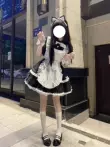 cosplay nữ sinh sexy Mèo hầu gái trang phục cos lolita đen trắng cổ điển tạp dề chuông dễ thương gợi cảm lolita Plus size cosplay hầu gái 18 cosplay hầu gái anime