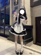 cosplay nữ sinh sexy Mèo hầu gái trang phục cos lolita đen trắng cổ điển tạp dề chuông dễ thương gợi cảm lolita Plus size cosplay hầu gái 18 cosplay hầu gái anime