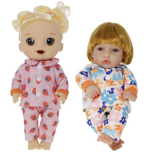 
30-26 cm simulation doll clothing accessories replacement put on and take off clothing pajamas girls play house toys gifts