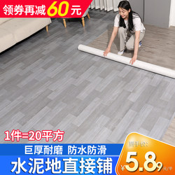 Carpet for Living Room and Bedroom, Thickened, Large Area, Full Coverage, Waterproof, Non-Slip, Pvc Leather, Girly Ins Style, Thickened Floor Mat