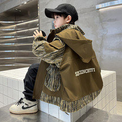 Children's Clothing Boys' Spring Jackets 2026 New Spring and Autumn Models Big Kids Spring Boys' Cool and Trendy Clothes