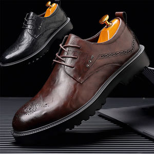
Men's genuine leather boutique men's shoes leather shoes for young people with suits 2026 this year's popular men's shoes