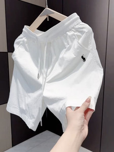 
2025 summer new men's casual shorts loose straight sports quick-drying beach pants American versatile five-point pants