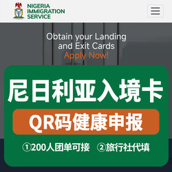 Nigerian Electronic Entry Card Filling Service, Health Code and Qr Code Filling, Manual Application and Declaration, Expedited Processing