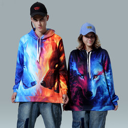 2025 Autumn/Winter New Men's Trendy Sweatshirt Couple Hoodie 3D Print Anime Street Dance Season European and American Trendy Brand