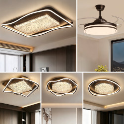 2026 New Model Living Room Ceiling Light, Light Luxury and High-End Main Light, Creative Bedroom and Dining Room Light, Whole House Lighting Package