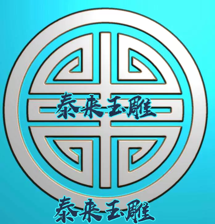 仿古寿字圆形寿字圆牌精雕图浮雕玉雕图电脑雕刻灰度图JDP-Taobao