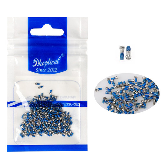 
(200 capsules) Glasses, temples, nose pads, screws, dispensing, snails, multiple models suitable for metal frames