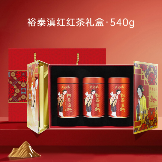 呉裕泰 雲南滇紅（ディエンホン）紅茶ギフトボックス 540g