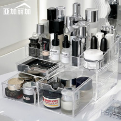 Cosmetic Storage Box, Popular Online, Home Desktop Lipstick and Skincare Product Classification Organizer, Dressing Table Acrylic Drawer