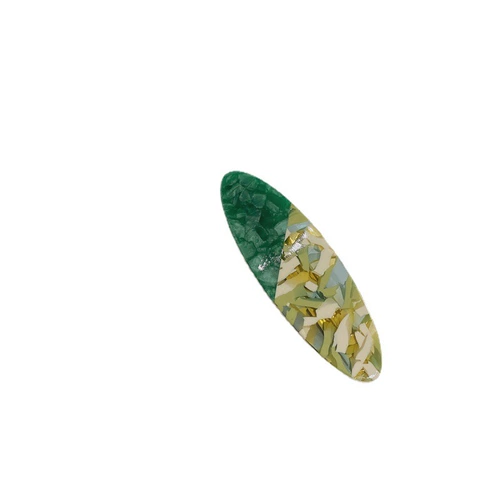 Ретро зеленая свежая заколка-крабик, заколка для волос, акула, в корейском стиле, французский стиль