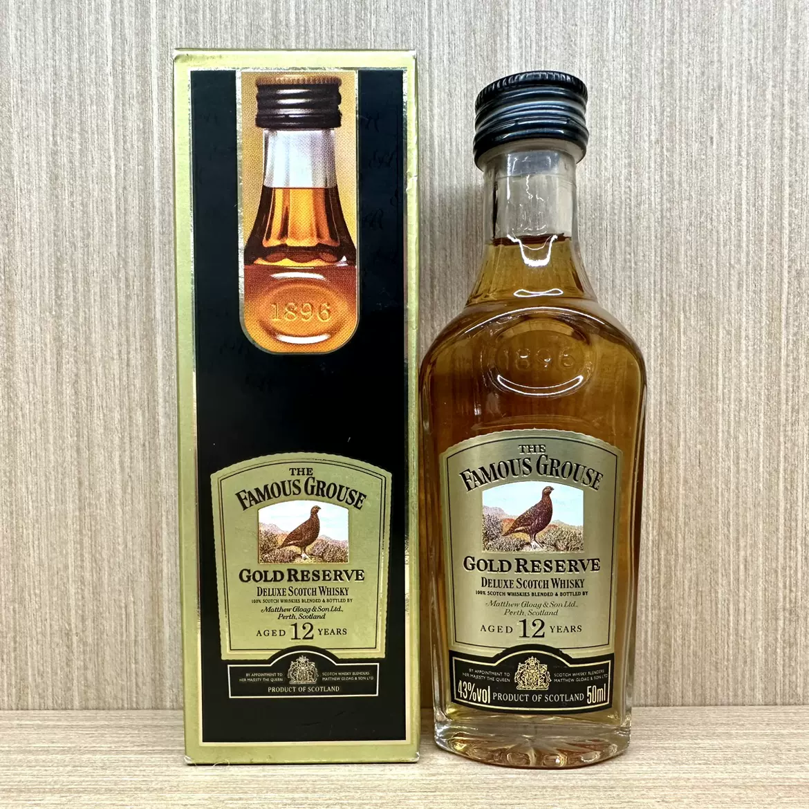 未開栓・古酒】フェイマスグラウス 注文 12-30年 50ml 43% 未開栓・古