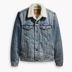 
Levi's/Levis casual men's lapel denim jacket 16365-0044