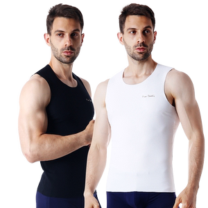 
Pier Cardin vest men's underwear lycra cotton elastic without marks hurdle wide shoulder T-shirt base sweatshirt 539941