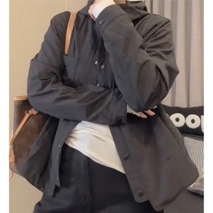 
Hooded Short Windbreaker Jacket Plus Size Women's 2025 Autumn New Casual Style Loose Versatile Jacket Small Man