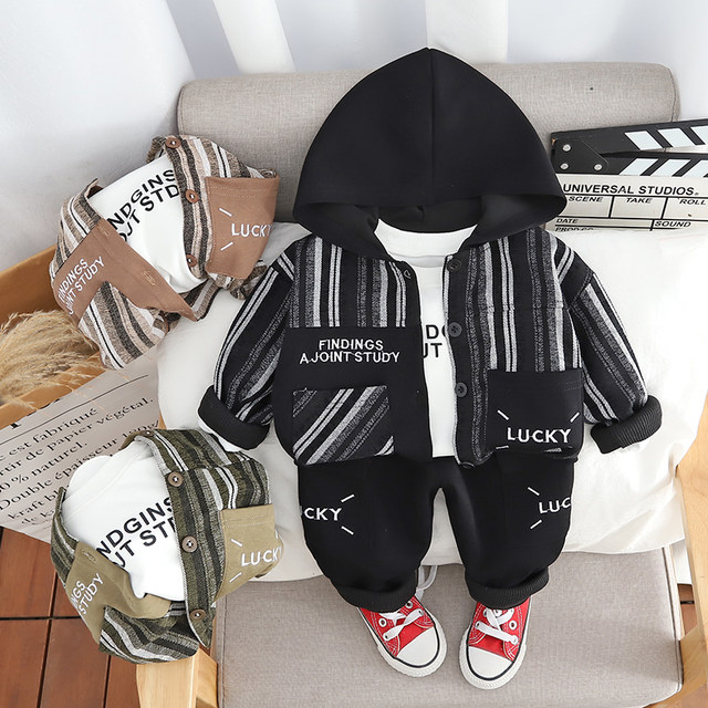 Boys' coats, stylish and fashionable baby clothes, spring new trendy ...